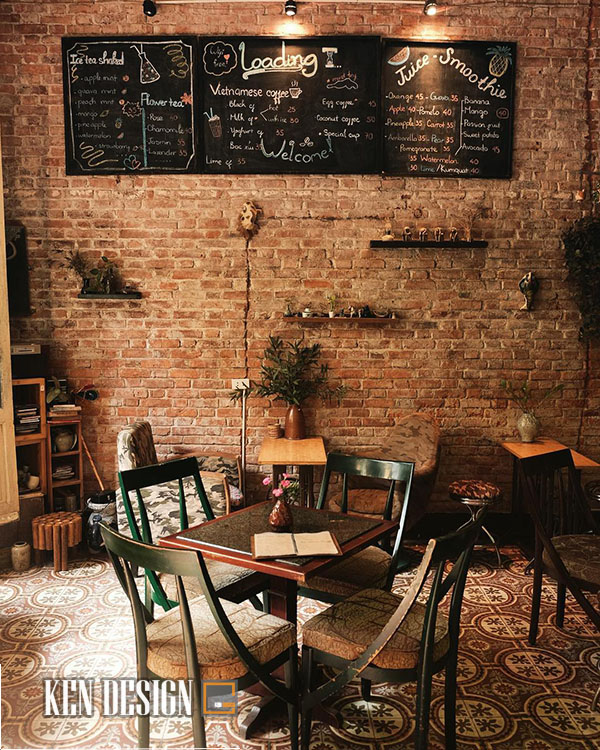 Thiết kế quán cafe ấm cúng